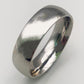 6mm Silver Band Ring in Stainless Steel