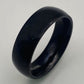 6mm Black Band Ring in Stainless Steel