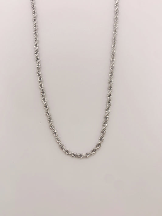 3mm Classic Silver Rope Chain