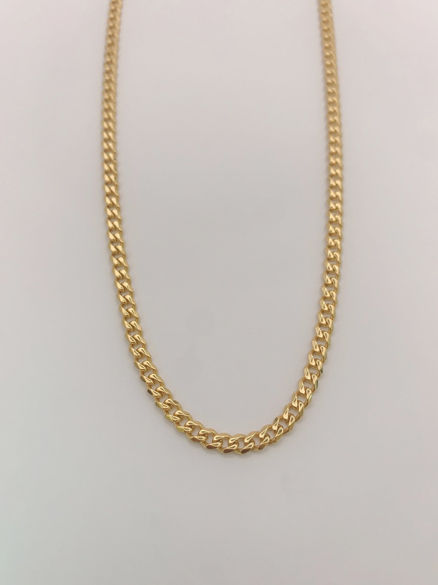 3mm Classic Gold Cuban Chain