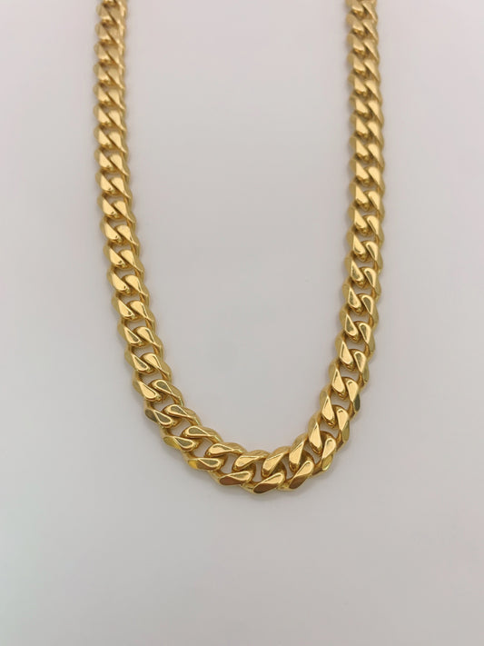 7mm Classic Gold Cuban Chain