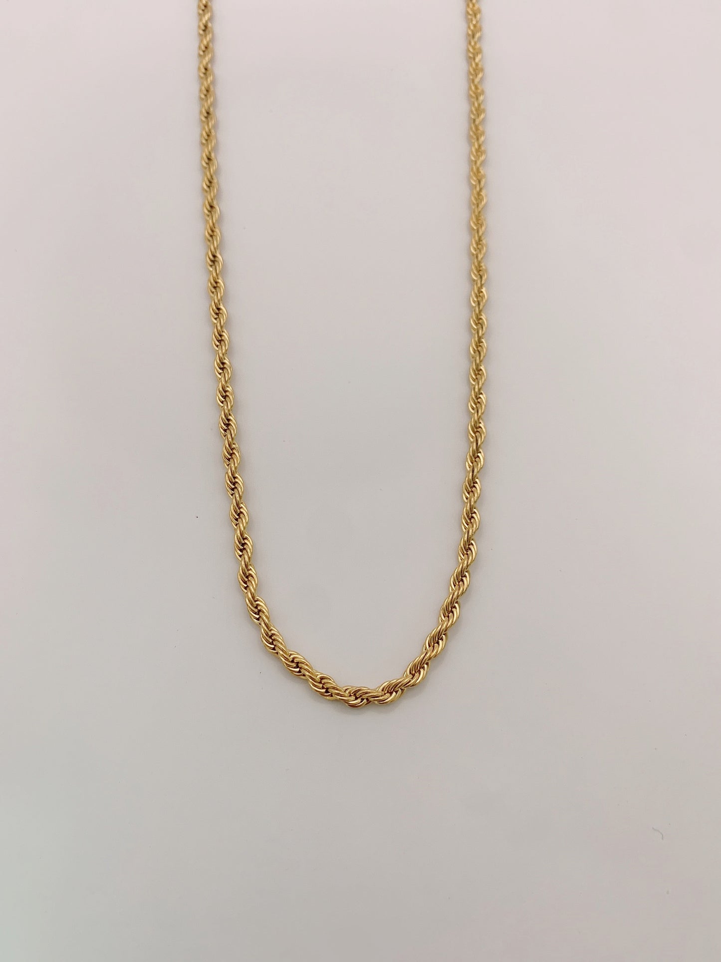 3mm Classic Gold Rope Chain