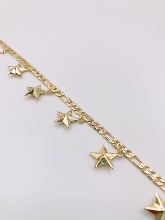 Stars Anklet- 10 Inches