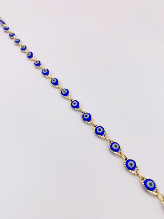 Evil Eyes Anklet- 10 Inches