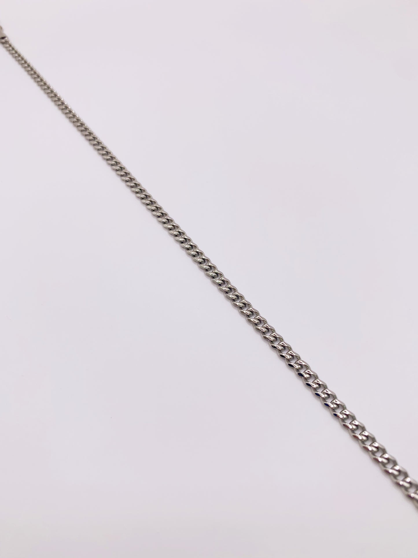 3mm Plain Cuban Anklet- 10 Inches