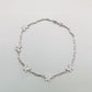 Butterfly Anklet in 925 Sterling Silver- 9, 9.5 and 10 Inches Adjustable